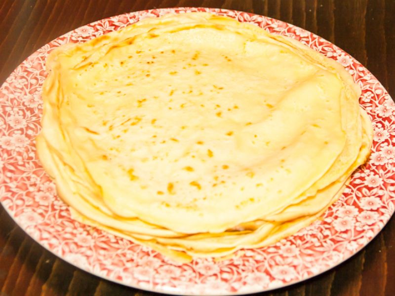 Clatite cu crema mascarpone