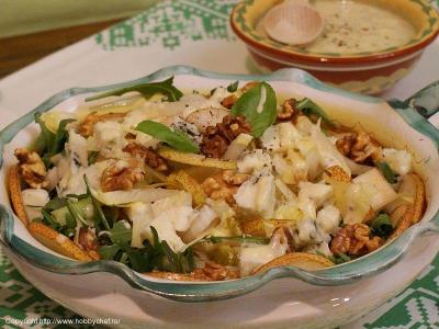Salată de andive şi brânză cu mucegai